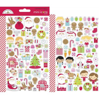 Doodlebug Night Before Christmas Sticker - Mini Icon Sticker